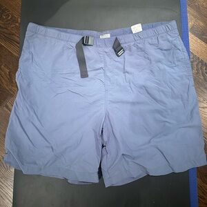 Columbia fishing shorts blue size xl